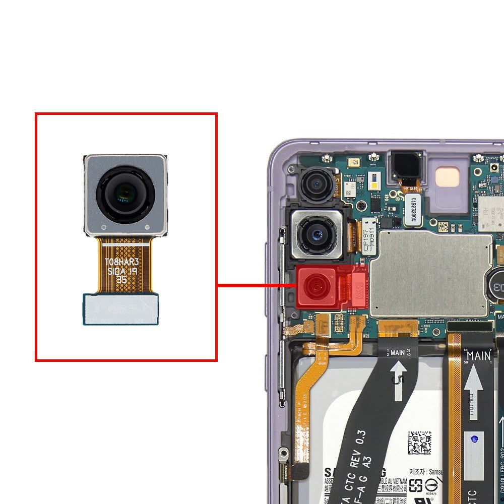Rear Camera (64MP Telephoto) for Samsung Galaxy S21 FE 5G G990B (Purple) Rear Camera (64MP Telephoto) for Samsung Galaxy S21 FE 5G G990B (Purple)